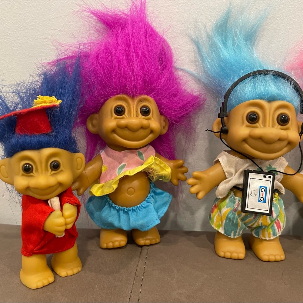 Russ Troll Dolls with Vibrant Hair Colors - Picture 3 of 3